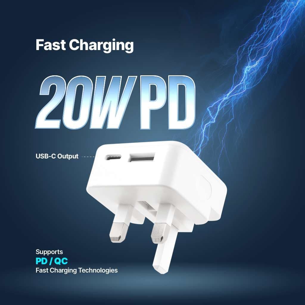SmartCharger Duo PD 20W UK